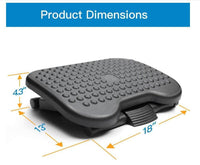 Thumbnail for Adjustable Tilting Footrest Under Desk Ergonomic Office Foot Rest - The Shopsite