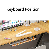 Thumbnail for Study Computer Desk - Keyboard Tray