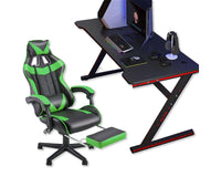 Thumbnail for gaming setup desk and chair