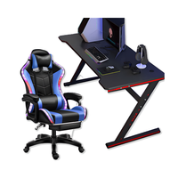 Thumbnail for Gaming desk and chair combo in modern gaming room