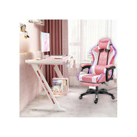 Thumbnail for Gaming chair paired with RGB carbon fiber gaming desk