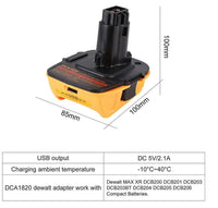 Thumbnail for Dewalt Battery Adapter Converter Repalcement - The Shopsite