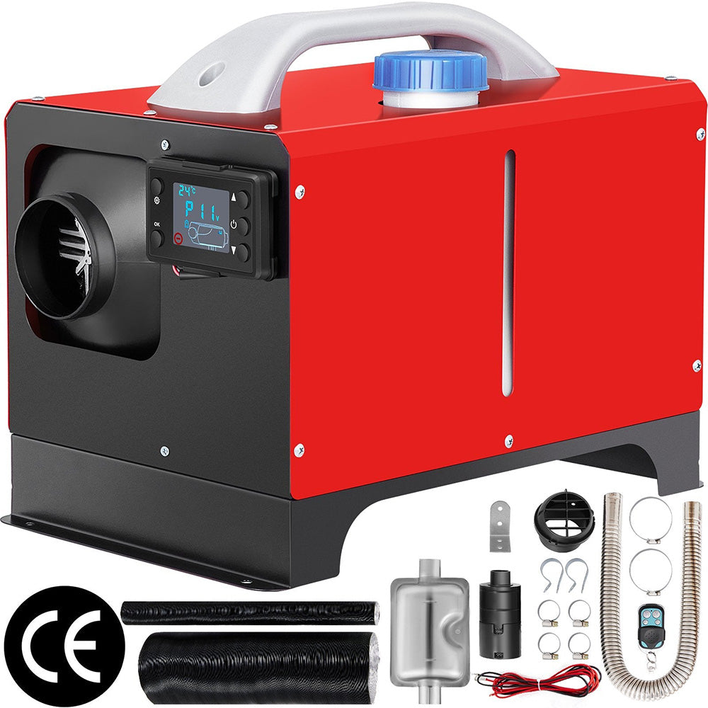 Diesel heater with control buttons