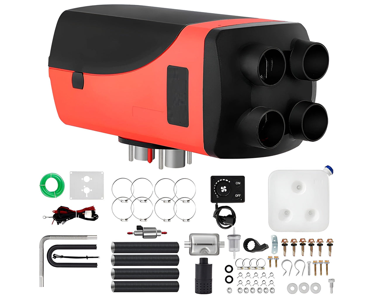 Diesel heater remote control and wiring