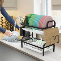 Thumbnail for Dish Rack Dish Drying Rack 2 Tier