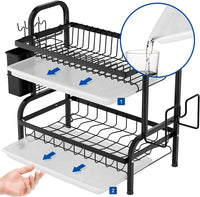Thumbnail for Dish Rack Dish Drying Rack 2 Tier