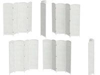 Thumbnail for 4 Panels Room Divider Screen White Folding screen - The Shopsite