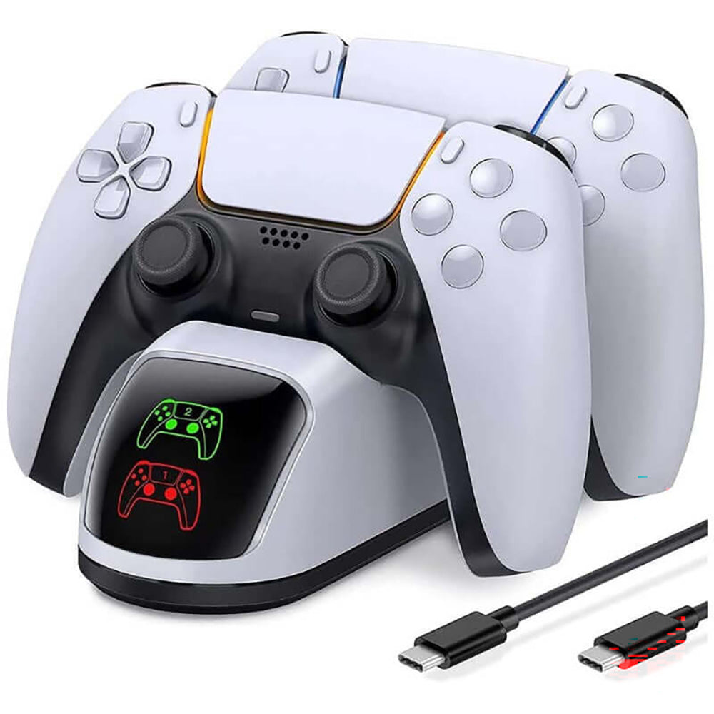 Charging dock showing compact design