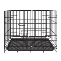 Thumbnail for Detachable carry handle on dog crate kennel