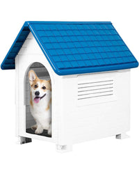 Thumbnail for Dog house placed on flat outdoor surface