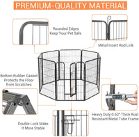 Thumbnail for 8 Panel Pet Playpen 100cm
