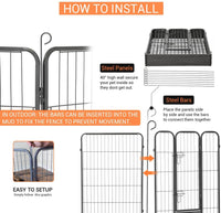 Thumbnail for 8 Panel Pet Playpen 100cm
