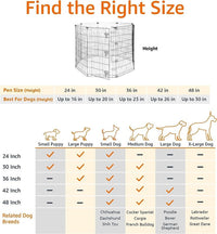 Thumbnail for 76cm Dog Pen Pet Pen Dog Kennel