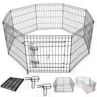 Thumbnail for 76cm dog pen foldable metal panel