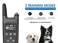 Thumbnail for Rechargeable Electric Pet Dog Training Collar for 2 Dogs - The Shopsite