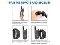 Thumbnail for Rechargeable Electric Pet Dog Training Collar for 2 Dogs - The Shopsite