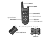 Thumbnail for Rechargeable Electric Pet Dog Training Collar for 2 Dogs - The Shopsite