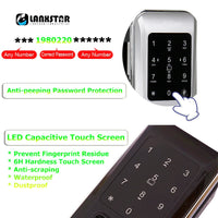 Thumbnail for Smart lock with touch key option