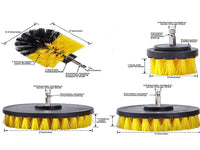 Thumbnail for Drill Brush Attachment Set Power Scrubber Brush Cleaning Kit 3pcs - The Shopsite