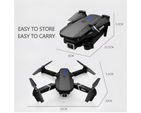 Thumbnail for Drone with Camera - 4K HD Foldable Mini Quadcopter WiFi FPV RC Helicopter Black