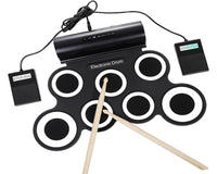 Thumbnail for Electronic 7 Pad Roll Up Drum Kit