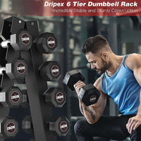 Thumbnail for 6-Tier Dumbbell Rack Stand - The Shopsite
