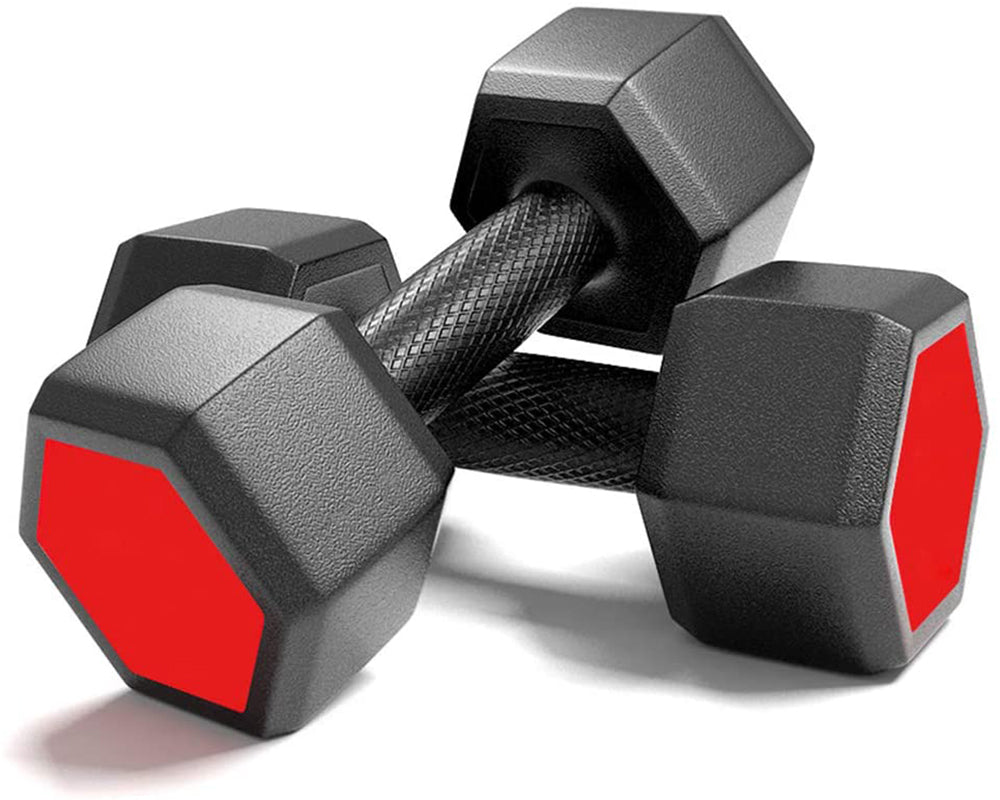 Dumbbells with non-slip handles
