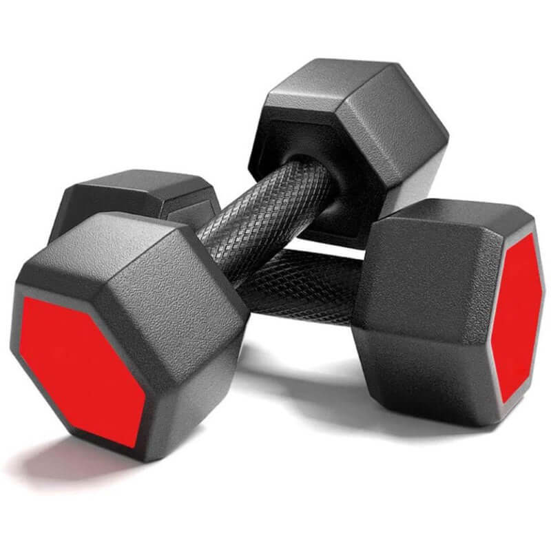 Dumbells Sport Hexagon Dumbbells Set Home Gym Fitness Hexagon - The Shopsite