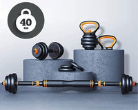 Thumbnail for 6-in-1 Adjustable Dumbbells Barbell Set (40Kg)