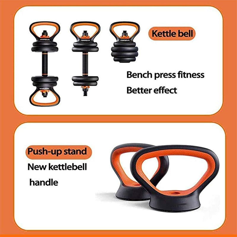 40KG Adjustable Dumbbells Set – 6-in-1