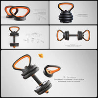 Thumbnail for 40KG Adjustable Dumbbells Set – 6-in-1