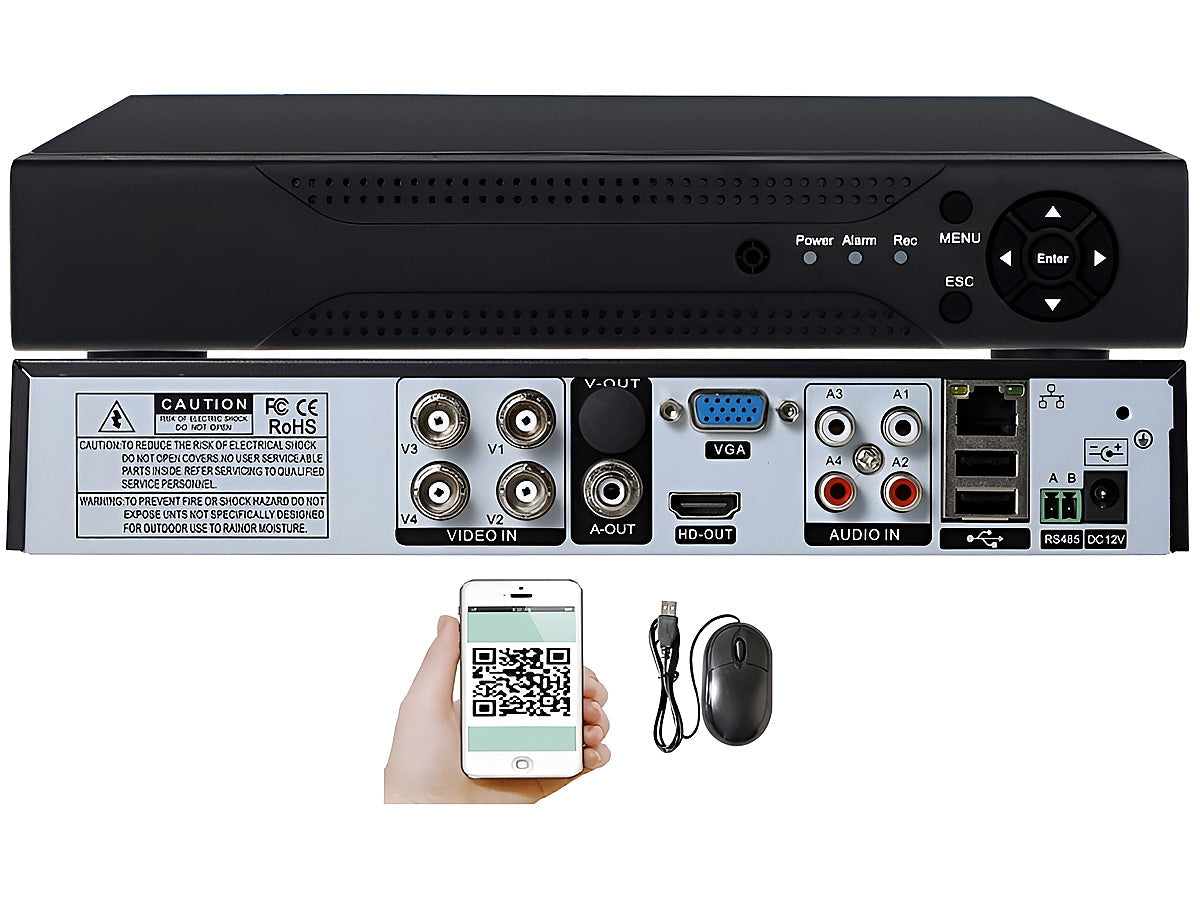 DVR 4CH Digital video recorder CCTV Camera System