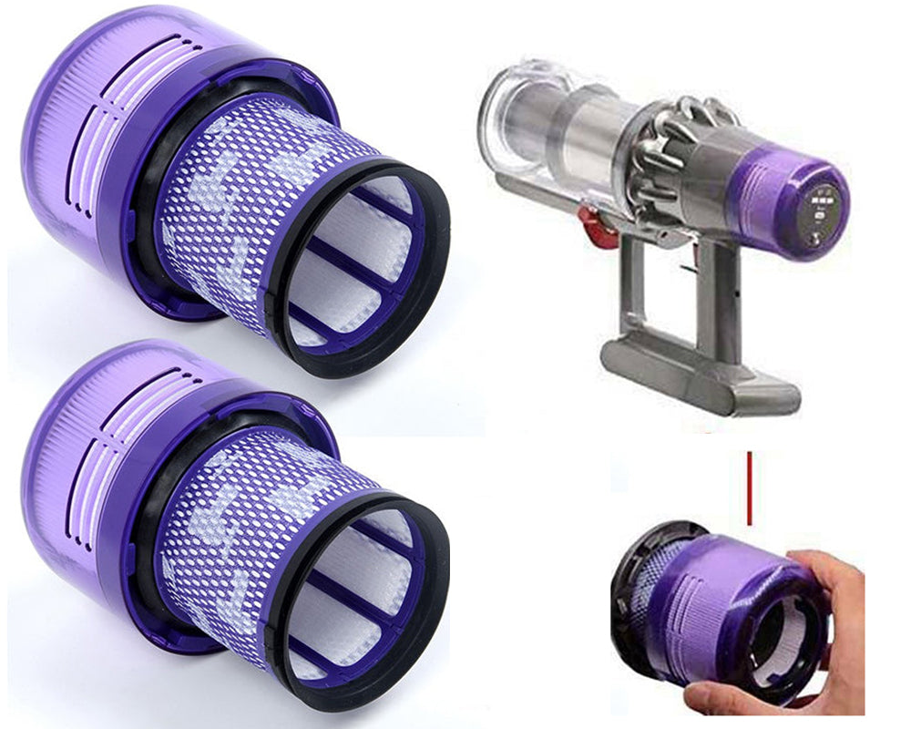 Dyson vacuum filter pair in retail packaging
