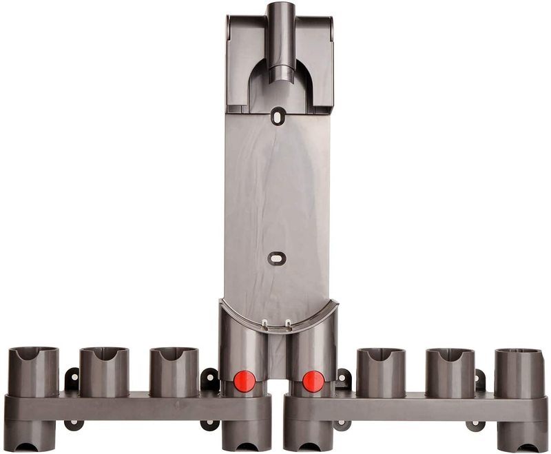 Dyson rack showing compact space saving design
