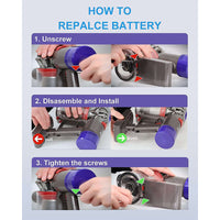 Thumbnail for Battery For Dyson V7 Battery Compatible - The Shopsite