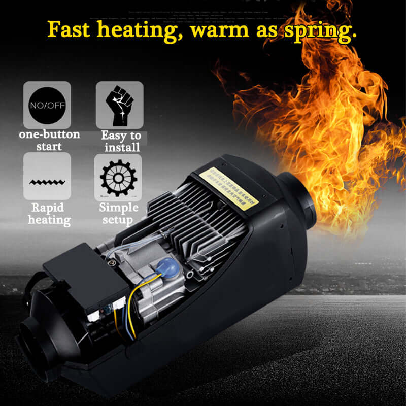 5Kw 12V Diesel Air Heater full kit - The Shopsite