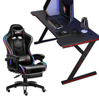 Thumbnail for Gaming Chair Racing Chair + Gaming Desk