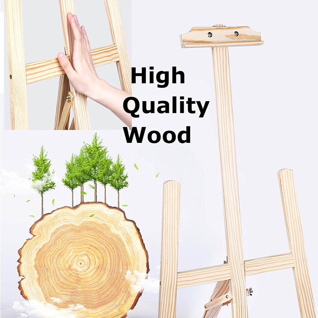 Easel Props Artist Wooden Easel - A-Frame Studio Easel | Homyspire NZ