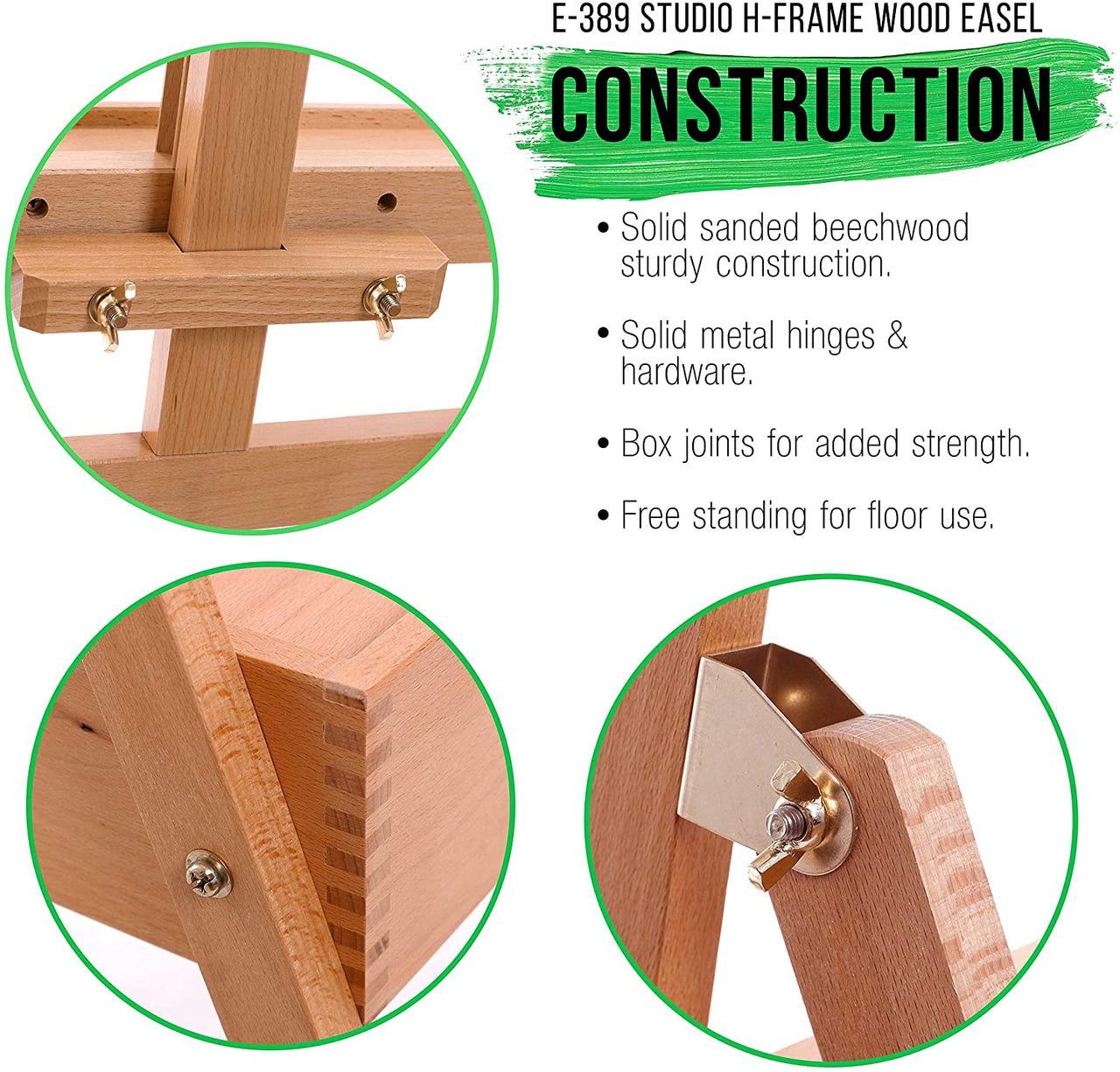 Wooden Easel With Storage Draw - The Shopsite