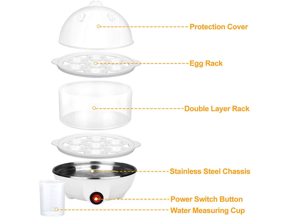 Egg Cooker Egg Poacher, Hard Boiled Egg Make - The Shopsite