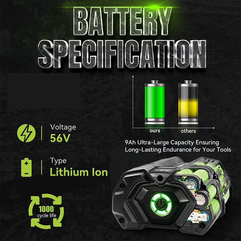 Replacement Battery For Ego 56V 7500mAh
