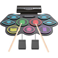 Thumbnail for Electronic drum kit with 35mm audio cable connected