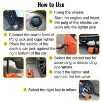 Thumbnail for Electric Hydraulic Car Jack 5 Ton