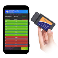 Thumbnail for OBD2 scanner packaging with manual