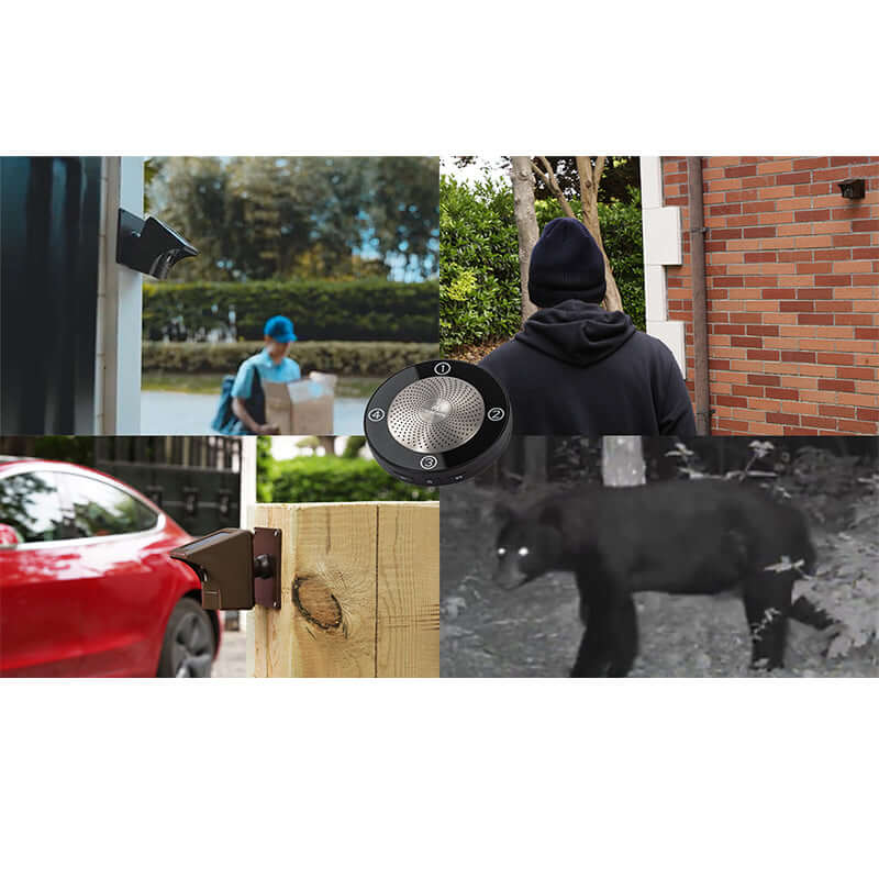 Driveway Alarm Solar Wireless Outdoor Weather Resistant Motion Sensor & Detector - The Shopsite