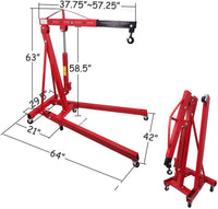 Thumbnail for Engine hoist swivel caster wheels for mobility