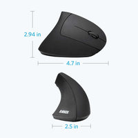 Thumbnail for Ergonomic Mouse Wireless Vertical Mouse 2.4G - The Shopsite
