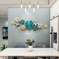 Thumbnail for Wall Clocks for Living Room Creative Flower Modern, Elegan