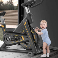 Thumbnail for Exercise Bike Indoor Exercise Spinning Cycling Black - The Shopsite