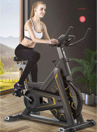 Thumbnail for Exercise Bike Indoor Exercise Spinning Cycling Black - The Shopsite